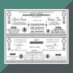 Urdu English Shadi Card Design