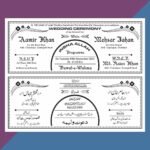 Premium Muslim Wedding Card Design