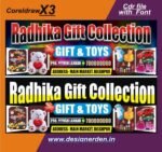 Gift House and Manihara Collection Shop Banner Flex design CDR file with font