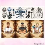 Barber Shop Wallpaper Design