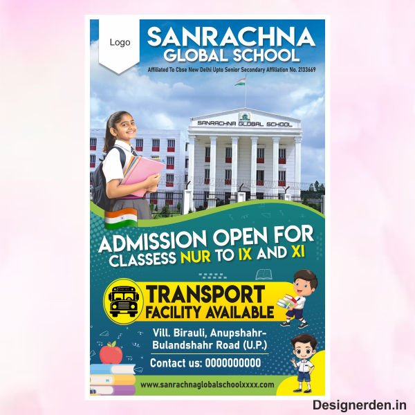 School flex template design cdr file School flex template design cdr file - Image 1