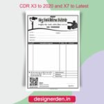 Videographer Bill Book Matter Design - CDR File