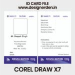 CAR SHOWROOM ID Card