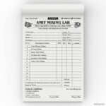 Video Editing Invoice Bill Book