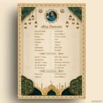 Muslim Marriage Biodata Premium Design CDR File