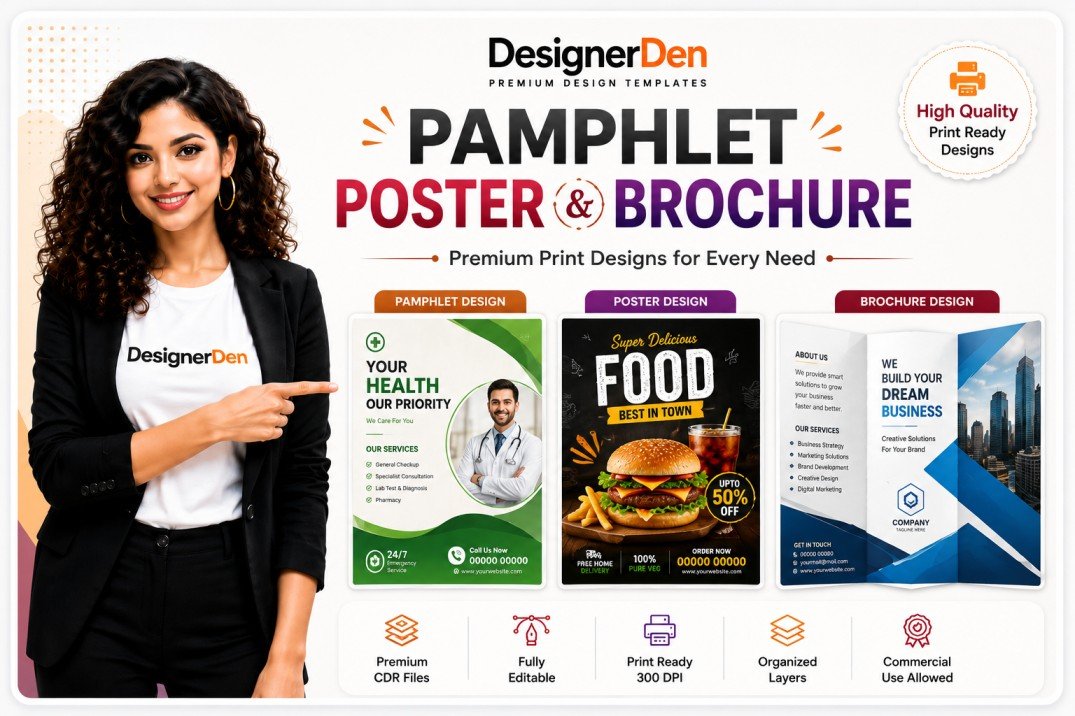 Pamphlet Poster Brochure